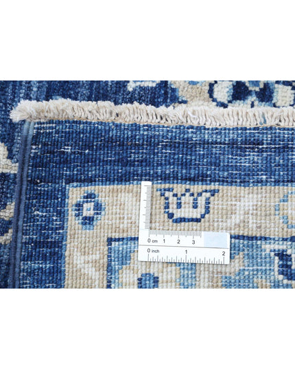Ziegler 9' 11" X 13' 5" Hand Knotted Wool Rug 9' 11" X 13' 5" (302 X 409) / Blue / Wool