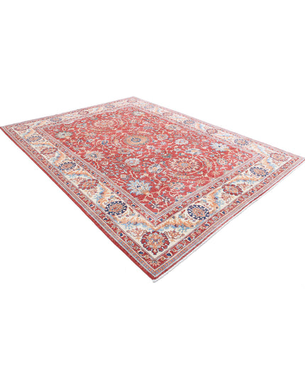 Ziegler 8' 0" X 10' 4" Hand Knotted Wool Rug 8' 0" X 10' 4" (244 X 315) / Red / Wool