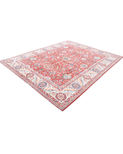 Ziegler 8' 0" X 10' 4" Hand Knotted Wool Rug 8' 0" X 10' 4" (244 X 315) / Red / Wool