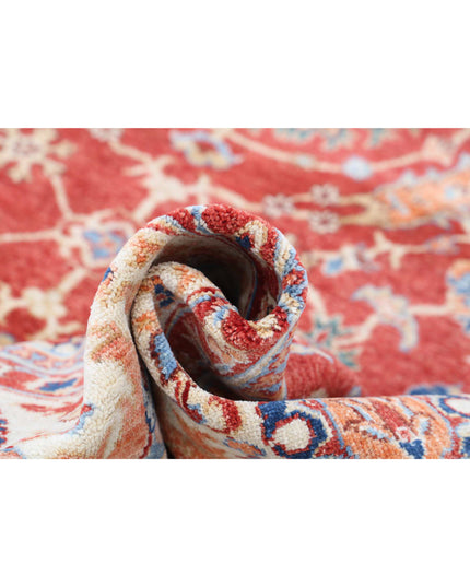 Ziegler 8' 0" X 10' 4" Hand Knotted Wool Rug 8' 0" X 10' 4" (244 X 315) / Red / Wool