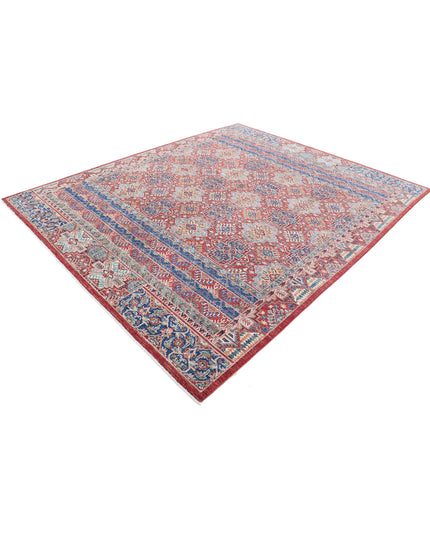 Ziegler 7' 11" X 9' 7" Hand Knotted Wool Rug 7' 11" X 9' 7" (241 X 292) / Red / Wool