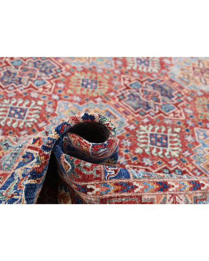 Ziegler 7' 11" X 9' 7" Hand Knotted Wool Rug 7' 11" X 9' 7" (241 X 292) / Red / Wool