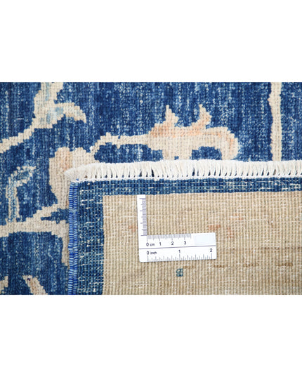 Ziegler 5' 5" X 7' 7" Hand Knotted Wool Rug 5' 5" X 7' 7" (165 X 231) / Blue / Wool