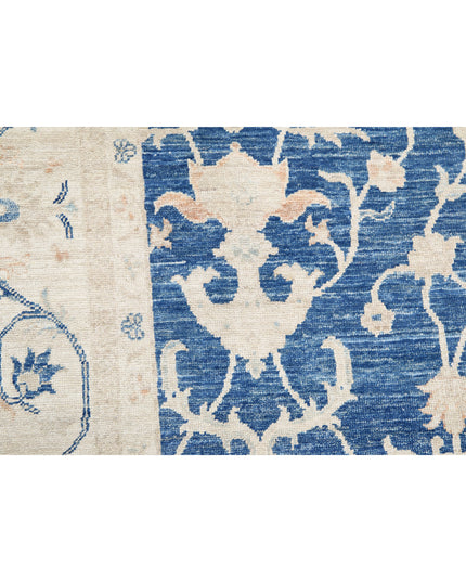 Ziegler 5' 5" X 7' 7" Hand Knotted Wool Rug 5' 5" X 7' 7" (165 X 231) / Blue / Wool