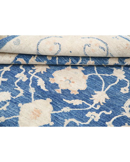 Ziegler 5' 5" X 7' 7" Hand Knotted Wool Rug 5' 5" X 7' 7" (165 X 231) / Blue / Wool