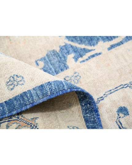 Ziegler 5' 5" X 7' 7" Hand Knotted Wool Rug 5' 5" X 7' 7" (165 X 231) / Blue / Wool