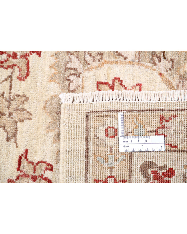 Ziegler 9' 2" X 11' 7" Hand Knotted Wool Rug 9' 2" X 11' 7" (280 X 353) / Ivory / Wool