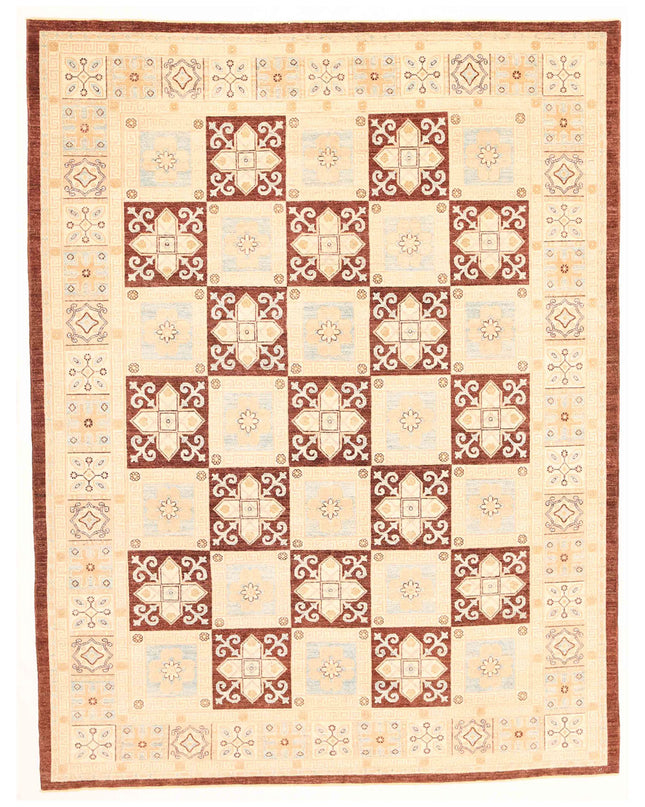 Ziegler 8' 11" X 11' 8" Hand Knotted Wool Rug 8' 11" X 11' 8" (272 X 356) / Brown / Wool