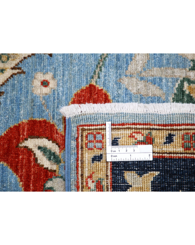 Ziegler 9' 0" X 12' 2" Hand Knotted Wool Rug 9' 0" X 12' 2" (274 X 371) / Blue / Wool