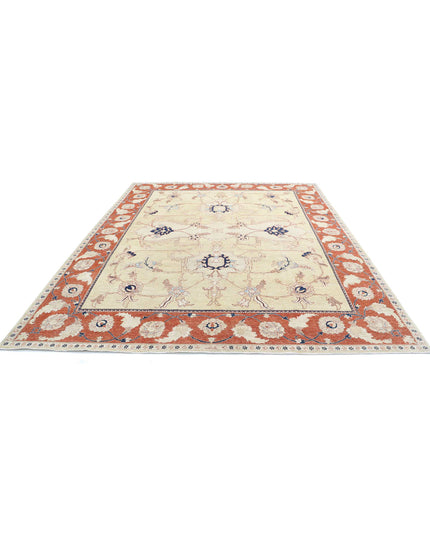 Ziegler 9' 1" X 11' 5" Hand Knotted Wool Rug 9' 1" X 11' 5" (277 X 348) / Gold / Wool