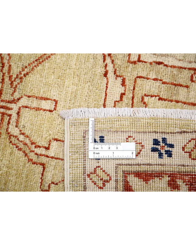 Ziegler 9' 1" X 11' 5" Hand Knotted Wool Rug 9' 1" X 11' 5" (277 X 348) / Gold / Wool