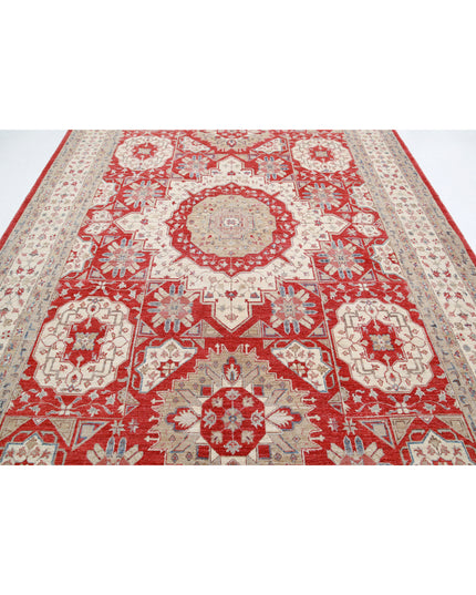 Ziegler 8' 3" X 12' 4" Hand Knotted Wool Rug 8' 3" X 12' 4" (251 X 376) / Red / Wool