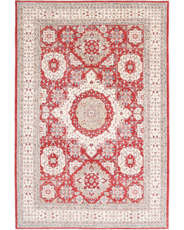 Ziegler 8' 3" X 12' 4" Hand Knotted Wool Rug 8' 3" X 12' 4" (251 X 376) / Red / Wool