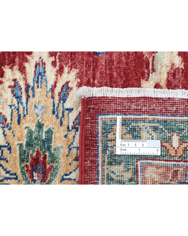 Ziegler 8' 1" X 9' 6" Hand Knotted Wool Rug 8' 1" X 9' 6" (246 X 290) / Red / Wool