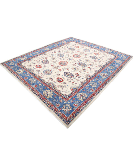 Ziegler 8' 1" X 9' 3" Hand Knotted Wool Rug 8' 1" X 9' 3" (246 X 282) / Ivory / Wool