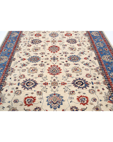 Ziegler 8' 1" X 9' 3" Hand Knotted Wool Rug 8' 1" X 9' 3" (246 X 282) / Ivory / Wool