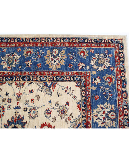 Ziegler 8' 1" X 9' 3" Hand Knotted Wool Rug 8' 1" X 9' 3" (246 X 282) / Ivory / Wool
