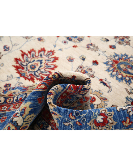 Ziegler 8' 1" X 9' 3" Hand Knotted Wool Rug 8' 1" X 9' 3" (246 X 282) / Ivory / Wool