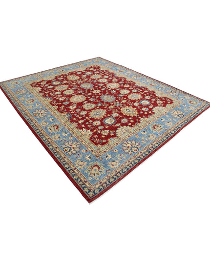 Ziegler 8' 1" X 9' 5" Hand Knotted Wool Rug 8' 1" X 9' 5" (246 X 287) / Red / Wool