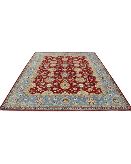 Ziegler 8' 1" X 9' 5" Hand Knotted Wool Rug 8' 1" X 9' 5" (246 X 287) / Red / Wool