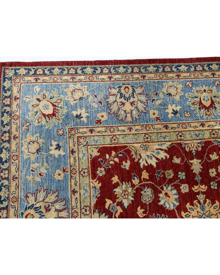 Ziegler 8' 1" X 9' 5" Hand Knotted Wool Rug 8' 1" X 9' 5" (246 X 287) / Red / Wool