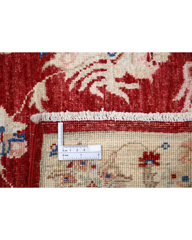 Ziegler 2' 8" X 8' 5" Hand Knotted Wool Rug 2' 8" X 8' 5" (81 X 257) / Red / Wool