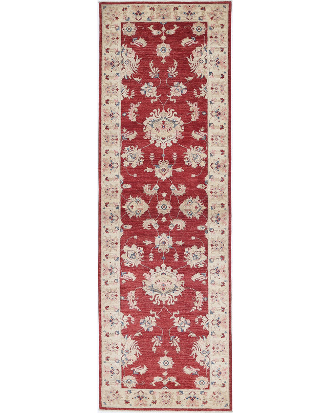 Ziegler 2' 8" X 8' 5" Hand Knotted Wool Rug 2' 8" X 8' 5" (81 X 257) / Red / Wool