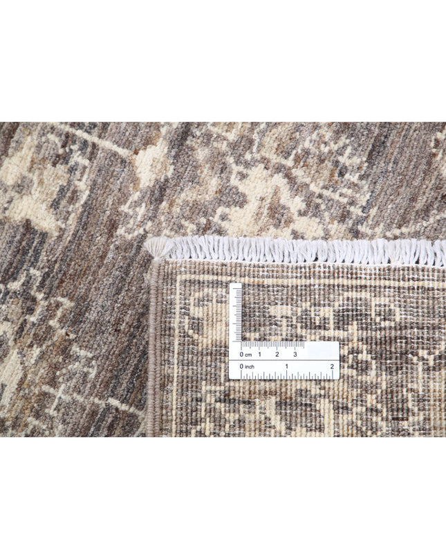 Ziegler 2' 9" X 9' 9" Hand Knotted Wool Rug 2' 9" X 9' 9" (84 X 297) / Brown / Wool