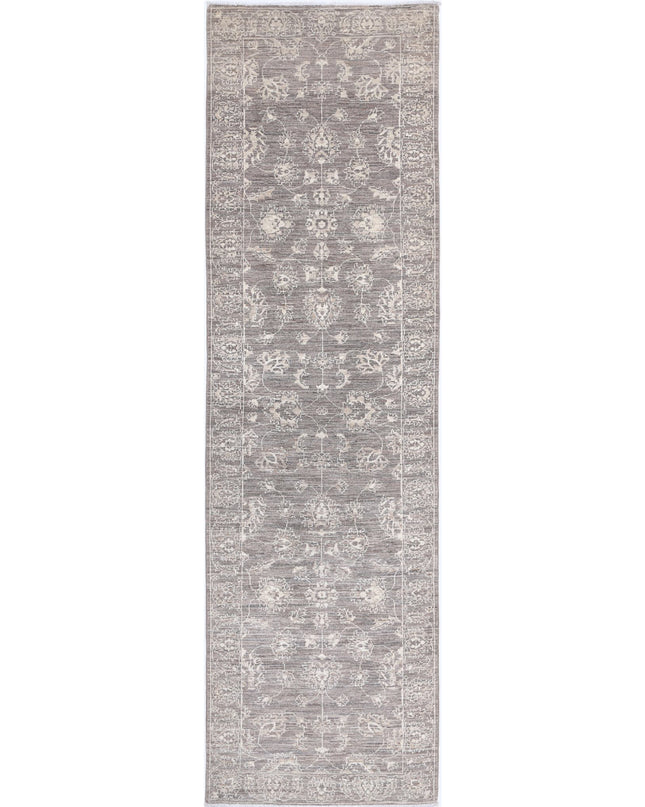 Ziegler 2' 9" X 9' 9" Hand Knotted Wool Rug 2' 9" X 9' 9" (84 X 297) / Brown / Wool