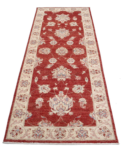 Ziegler 2' 8" X 7' 4" Hand Knotted Wool Rug 2' 8" X 7' 4" (81 X 223) / Red / Wool