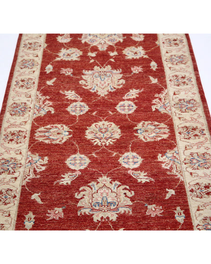 Ziegler 2' 8" X 7' 4" Hand Knotted Wool Rug 2' 8" X 7' 4" (81 X 223) / Red / Wool