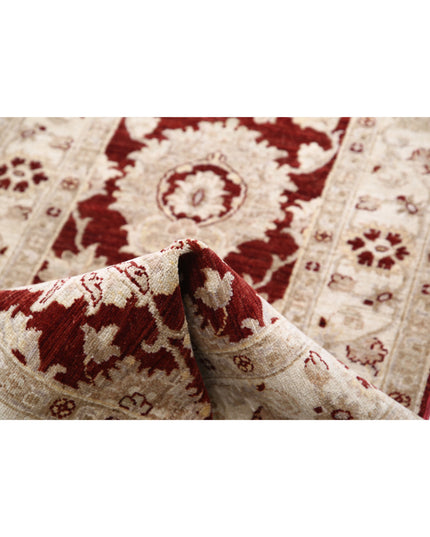 Ziegler 2' 7" X 13' 8" Hand Knotted Wool Rug 2' 7" X 13' 8" (79 X 417) / Burgundy / Wool