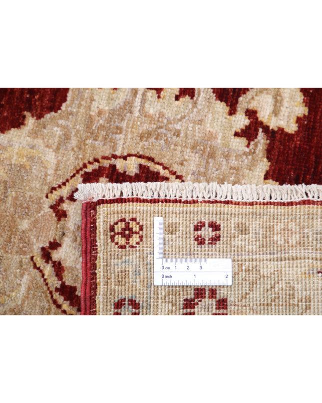 Ziegler 2' 7" X 13' 8" Hand Knotted Wool Rug 2' 7" X 13' 8" (79 X 417) / Burgundy / Wool