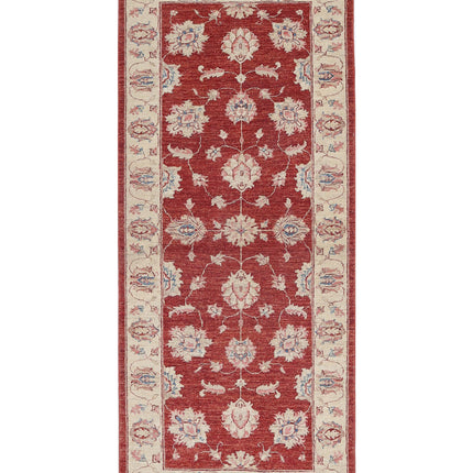 Ziegler 2' 7" X 6' 2" Hand Knotted Wool Rug 2' 7" X 6' 2" (79 X 188) / Ivory / Wool