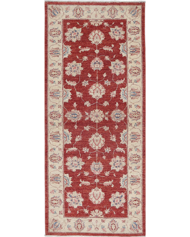 Ziegler 2' 7" X 6' 2" Hand Knotted Wool Rug 2' 7" X 6' 2" (79 X 188) / Ivory / Wool