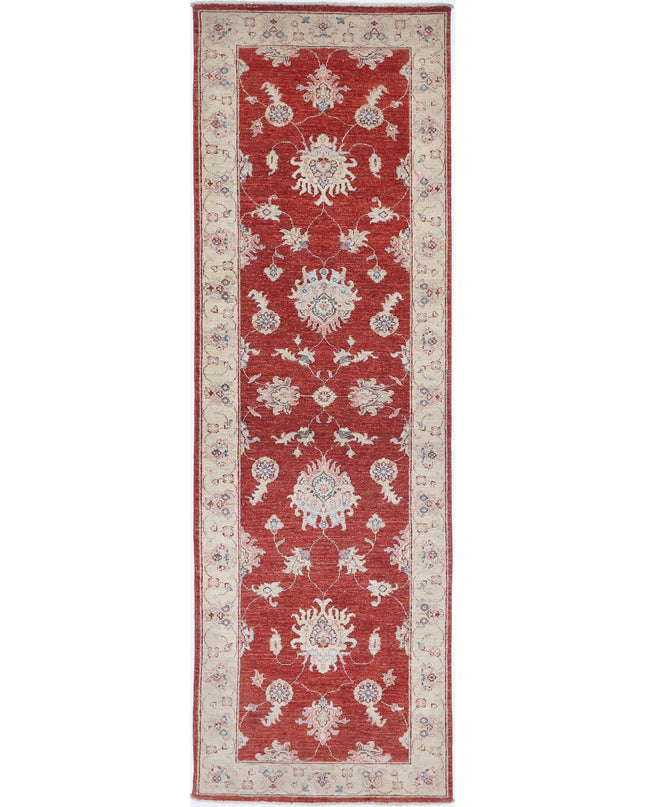 Ziegler 2' 7" X 8' 5" Hand Knotted Wool Rug 2' 7" X 8' 5" (79 X 257) / Red / Wool