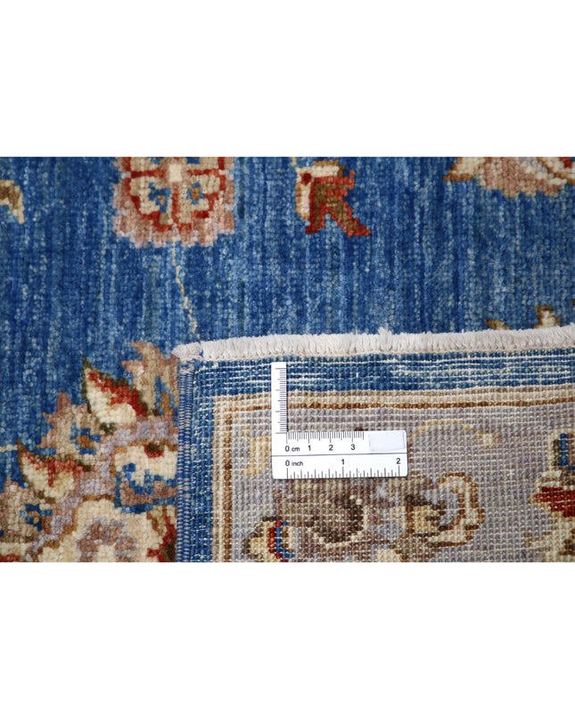 Ziegler 2' 6" X 7' 0" Hand Knotted Wool Rug 2' 6" X 7' 0" (76 X 213) / Blue / Wool
