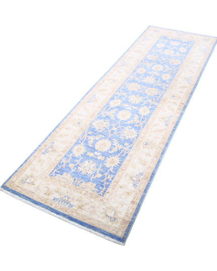 Ziegler 2' 7" X 8' 1" Hand Knotted Wool Rug 2' 7" X 8' 1" (79 X 246) / Blue / Wool