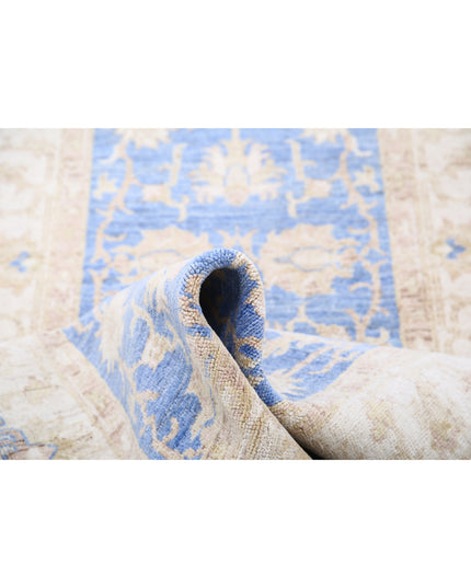 Ziegler 2' 7" X 8' 1" Hand Knotted Wool Rug 2' 7" X 8' 1" (79 X 246) / Blue / Wool