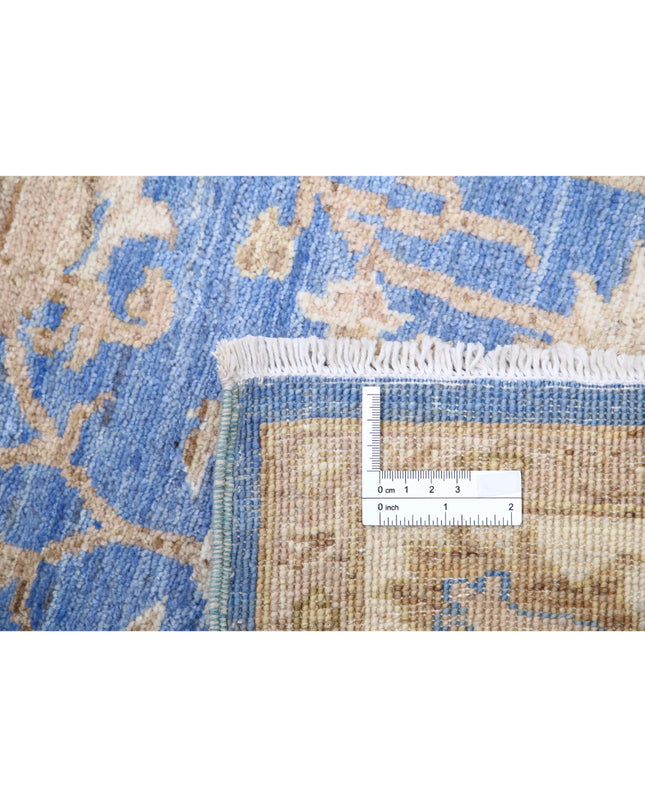 Ziegler 2' 7" X 8' 1" Hand Knotted Wool Rug 2' 7" X 8' 1" (79 X 246) / Blue / Wool
