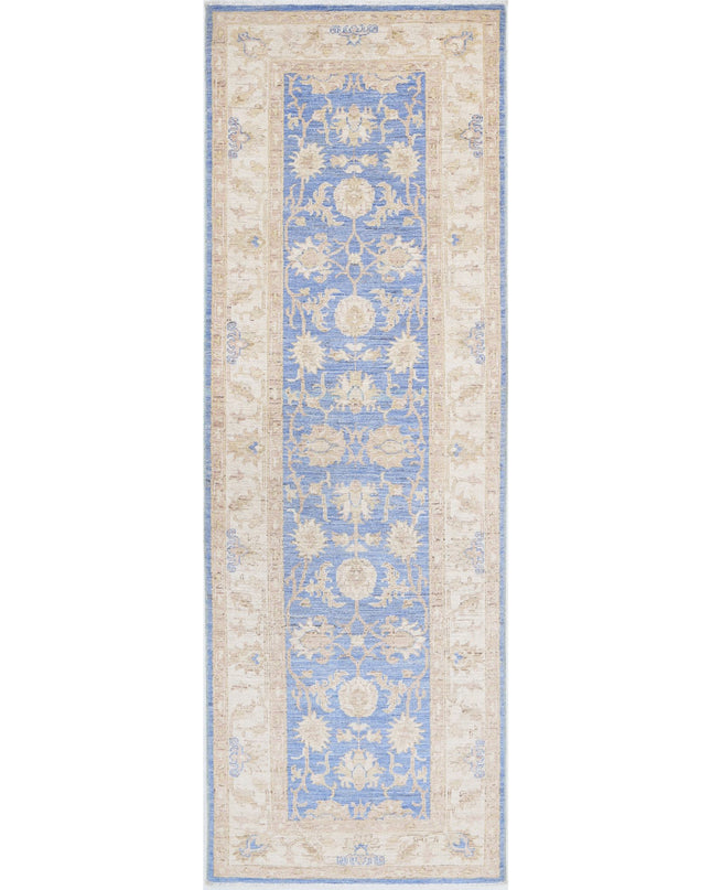 Ziegler 2' 7" X 8' 1" Hand Knotted Wool Rug 2' 7" X 8' 1" (79 X 246) / Blue / Wool