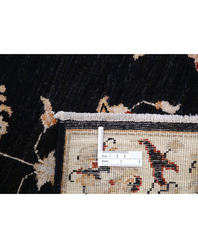 Ziegler 2' 6" X 8' 8" Hand Knotted Wool Rug 2' 6" X 8' 8" (76 X 264) / Black / Wool