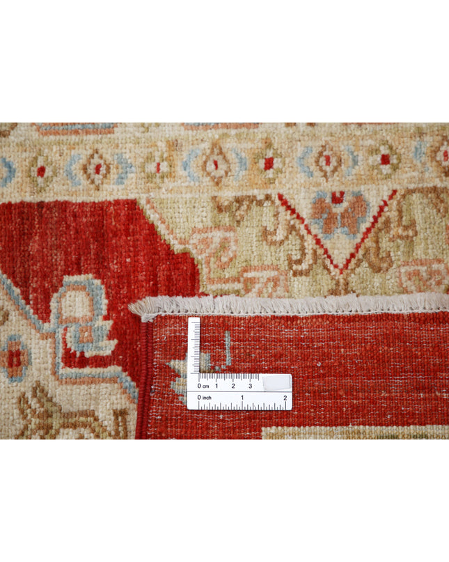 Ziegler 2' 8" X 7' 4" Hand Knotted Wool Rug 2' 8" X 7' 4" (81 X 223) / Red / Wool