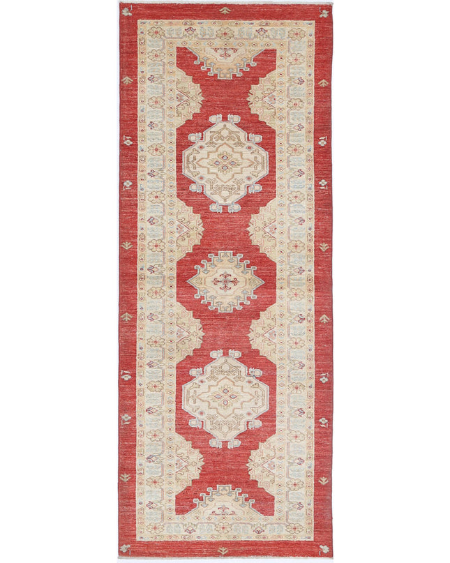 Ziegler 2' 8" X 7' 4" Hand Knotted Wool Rug 2' 8" X 7' 4" (81 X 223) / Red / Wool