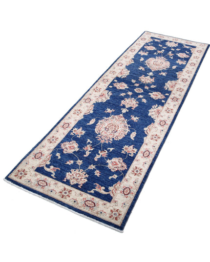 Ziegler 2' 8" X 8' 2" Hand Knotted Wool Rug 2' 8" X 8' 2" (81 X 249) / Blue / Wool