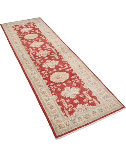 Ziegler 2' 7" X 7' 8" Hand Knotted Wool Rug 2' 7" X 7' 8" (79 X 234) / Red / Wool