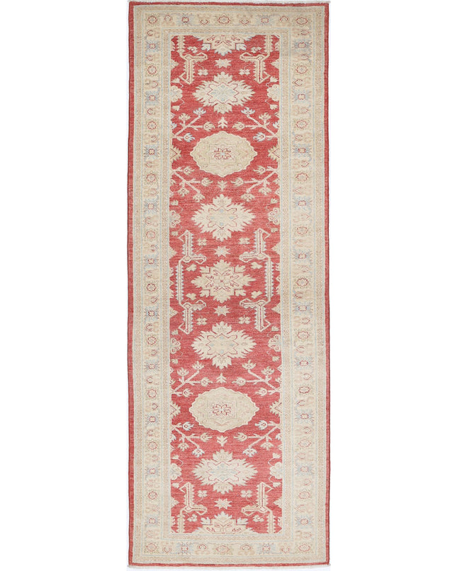 Ziegler 2' 7" X 7' 8" Hand Knotted Wool Rug 2' 7" X 7' 8" (79 X 234) / Red / Wool