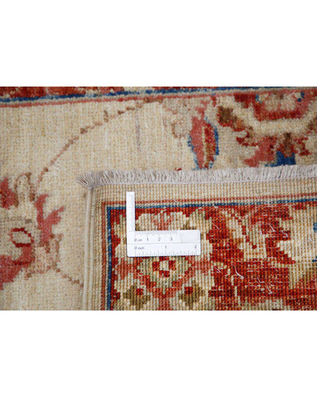 Ziegler 2' 5" X 8' 7" Hand Knotted Wool Rug 2' 5" X 8' 7" (74 X 262) / Ivory / Wool