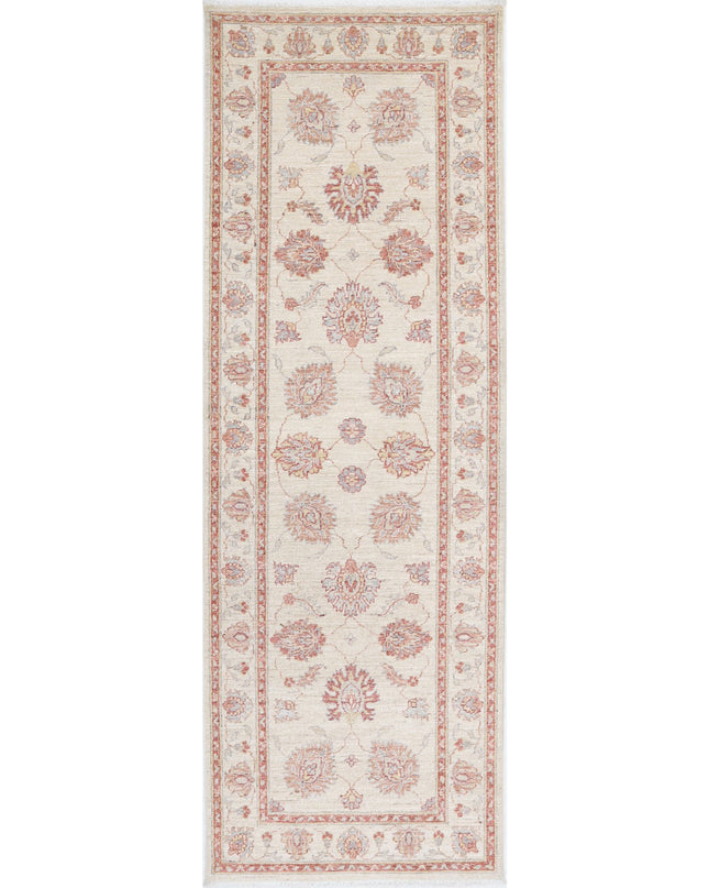 Ziegler 2' 8" X 8' 0" Hand Knotted Wool Rug 2' 8" X 8' 0" (81 X 244) / Ivory / Wool