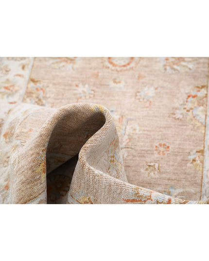 Ziegler 2' 6" X 7' 10" Hand Knotted Wool Rug 2' 6" X 7' 10" (76 X 239) / Brown / Wool